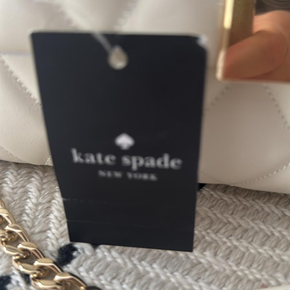 New. Kate Spade white/cream shoulder bag with chain strap - Picture 4 of 5